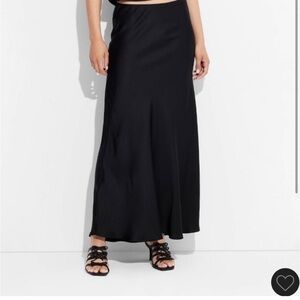 Wild Fable silk fabric maxi skirt